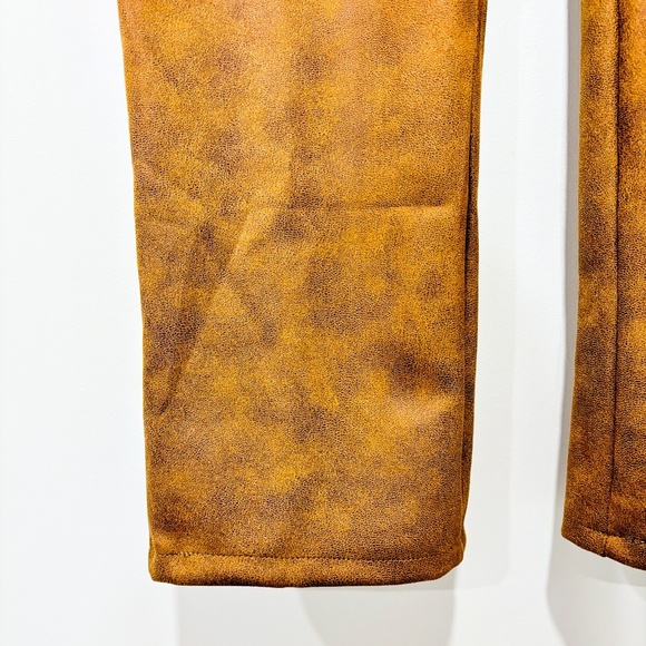GRENIER – Tan faux suede pull-on pants | Soft stretchy fit | Medium * - Picture 8 of 8